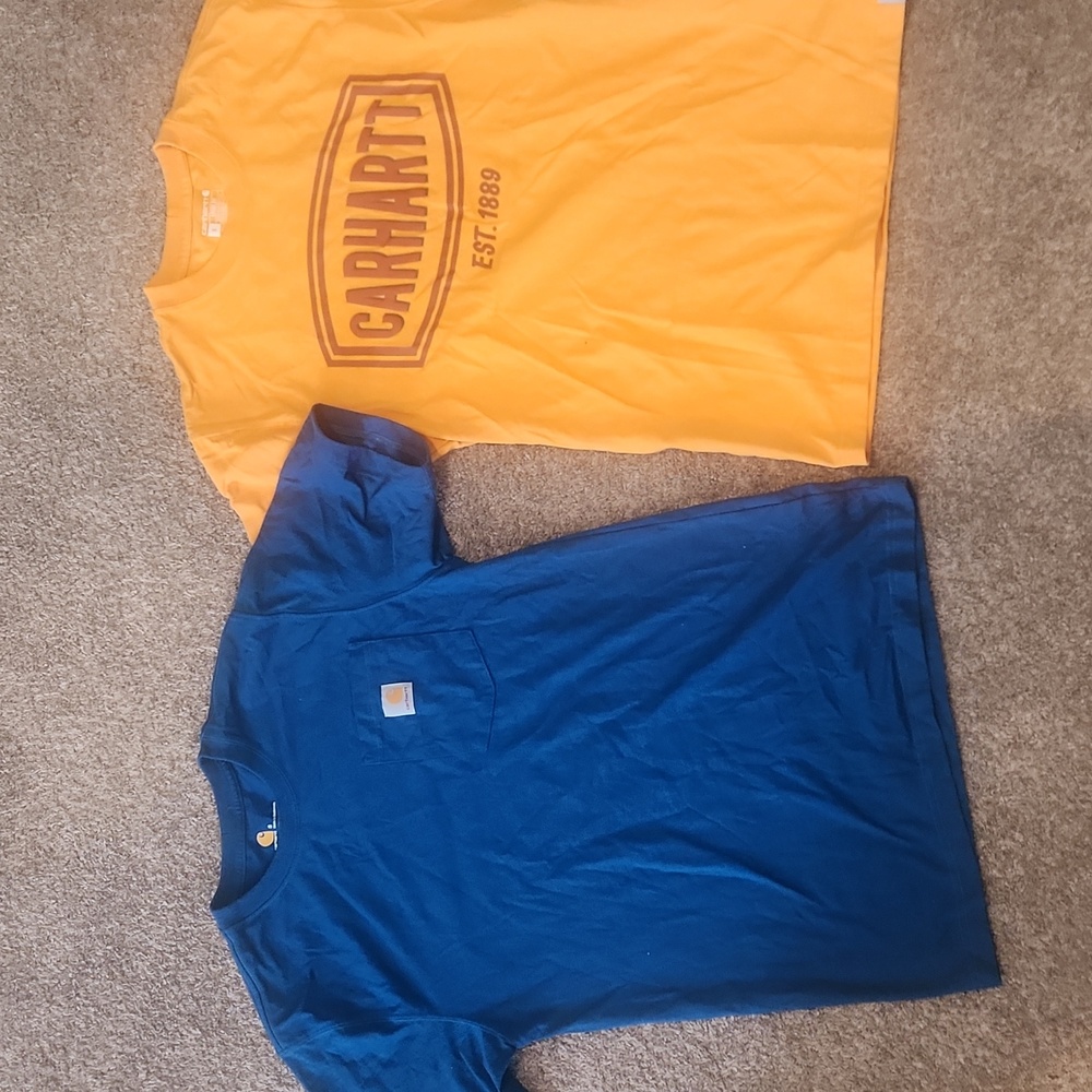 2 mens size small CARHARTT shirts